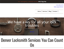 Tablet Screenshot of 5280locksmith.com